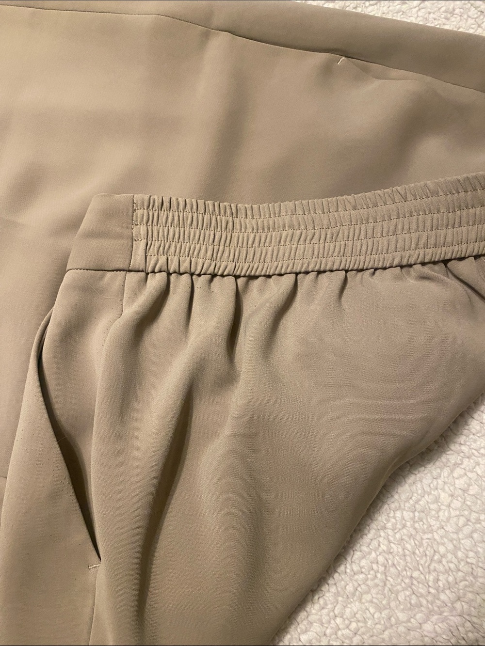 Quince Wide-Leg Pants in Light Taupe - Picture 6 of 7